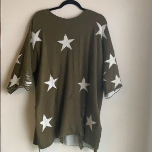 Star tunic sweater!